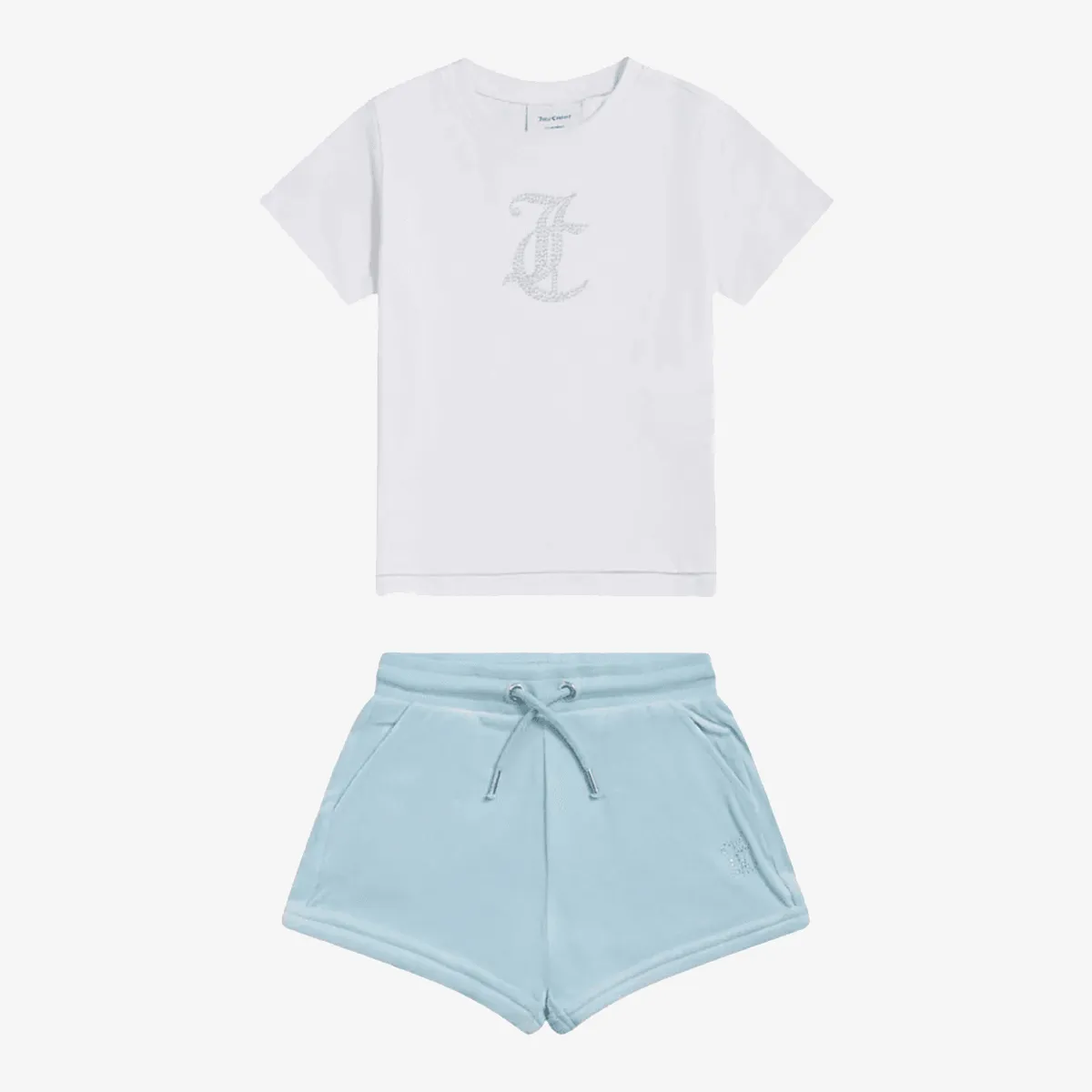 Trenerka JC Logo Tee & Velour Short Set 