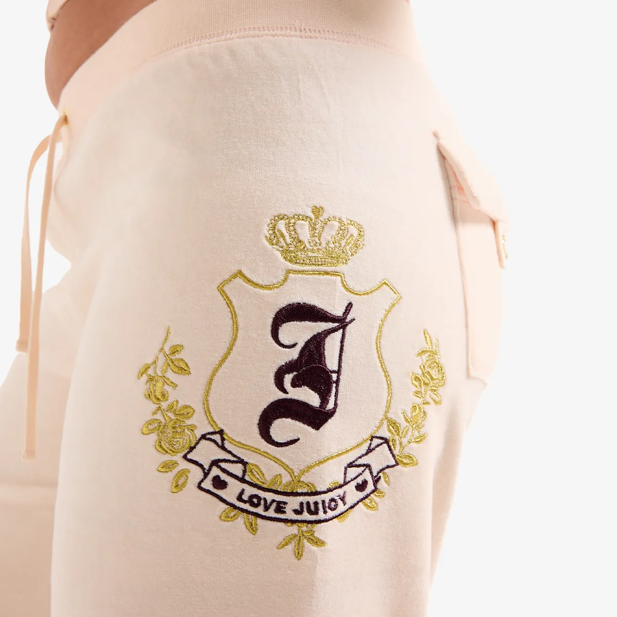 JUICY COUTURE Donji deo trenerke HOUSE OF JUICY CAISA LOW RISE PANT 