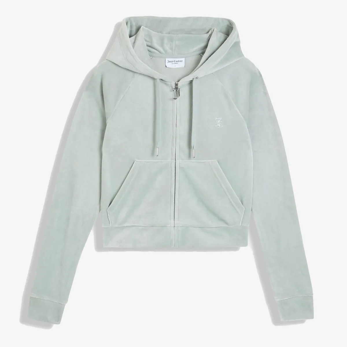 JUICY COUTURE Dukserica MADISON OUTLINE HOODIE WITH DIAMANTE BRA 