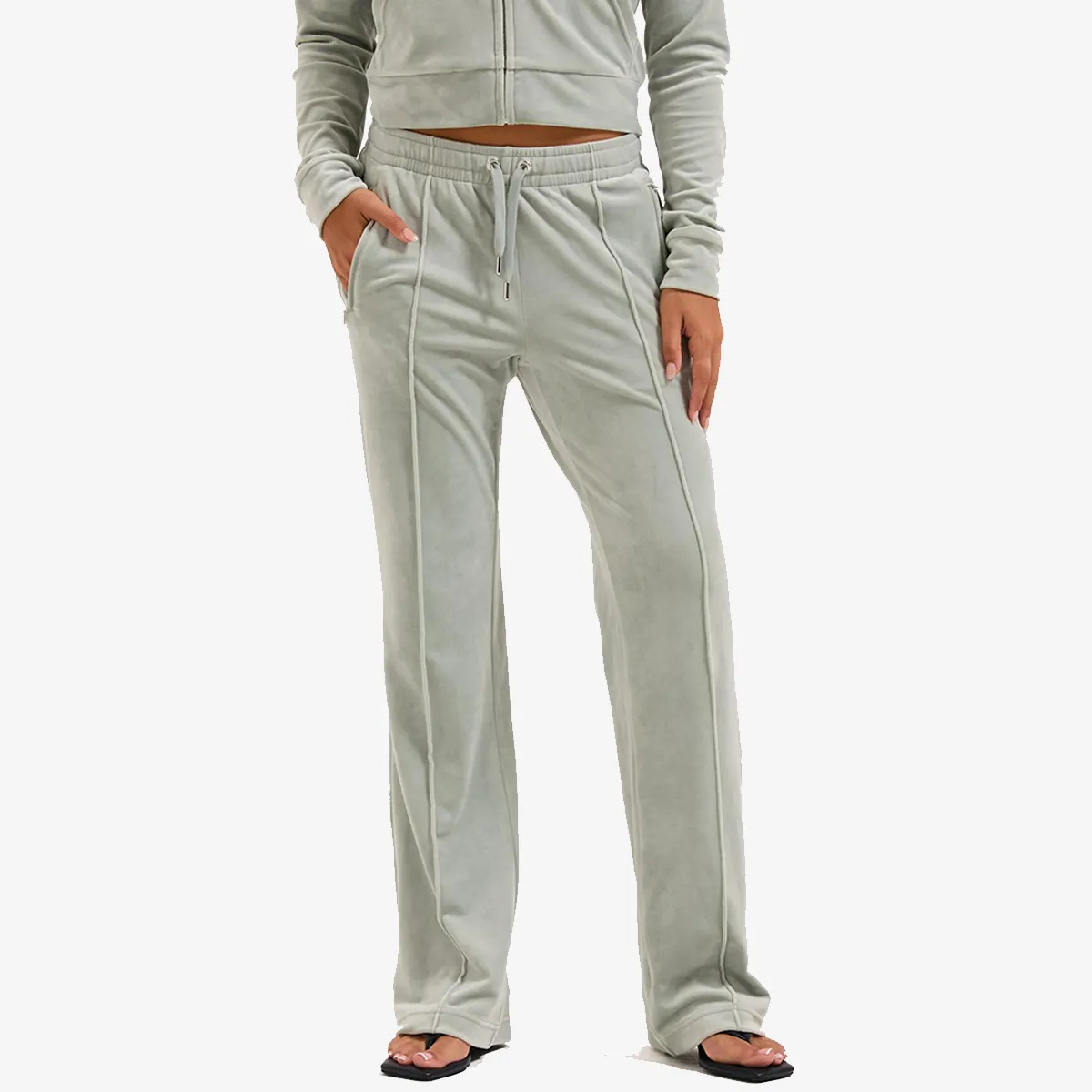 JUICY COUTURE Donji deo trenerke TINA OUTLINE  TRACKPANT WITH DIAMANTE BR 