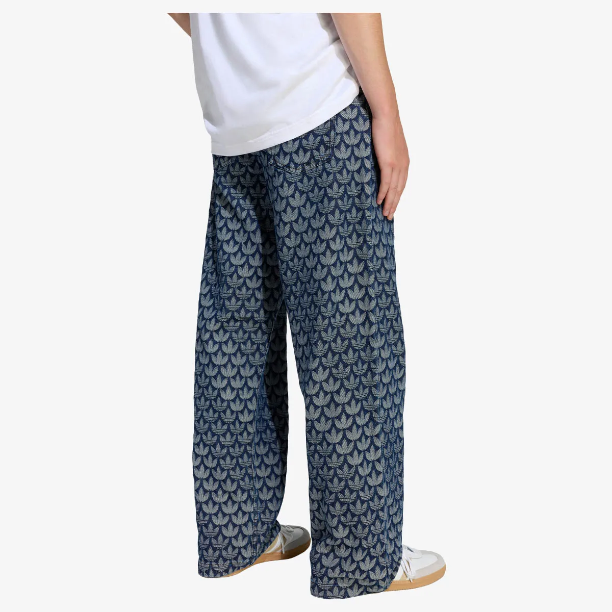 ADIDAS Pantalone Denim Monogram 