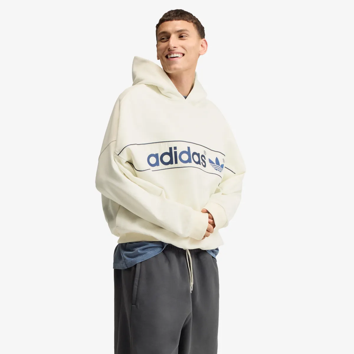 ADIDAS Dukserica BLOCK HOODIE