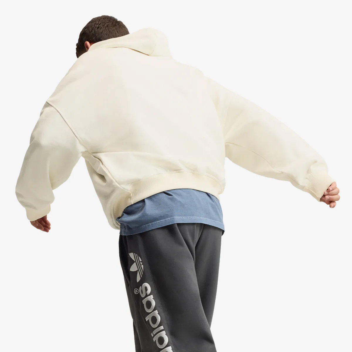 ADIDAS Dukserica BLOCK HOODIE