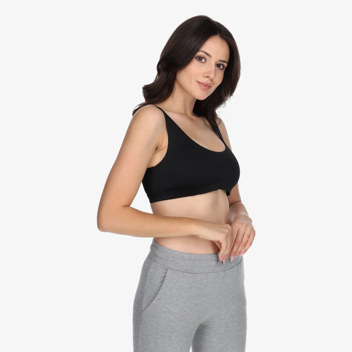 NIKE KUPAĆI KOSTIM GORNJI DEO Scoop Neck Bikini Top 