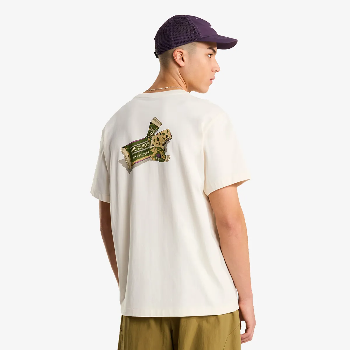 THE NORTH FACE Majica M TNF SNACK  RELAXED SHORT SLEEVE TEE-GR 