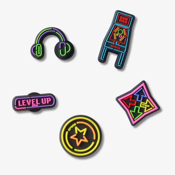 CROCS Privezak Level Up Gamer 5 Pack
