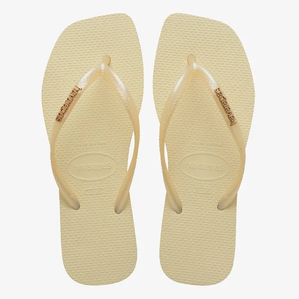 HAVAIANAS Japanke SLIM SQUARE LOGO METALLIC