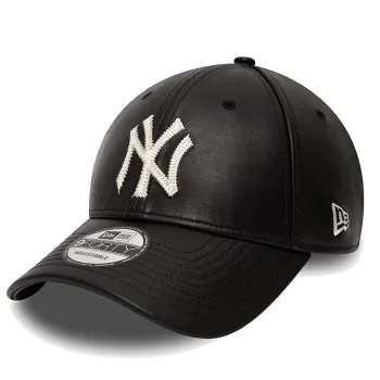 NEW ERA Kačket NEW ERA Kačket MLB LEATHER 9FORTY NEYYAN  BLKOFW 