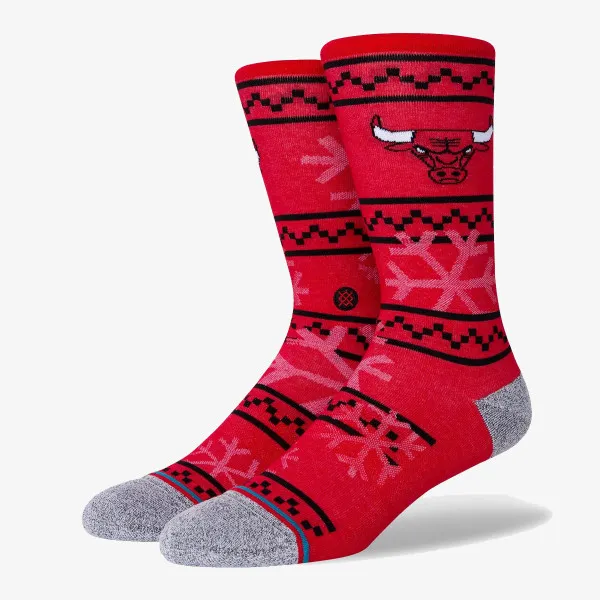 STANCE Čarape BULLS FROSTED 2 RED L CREW LIGHT