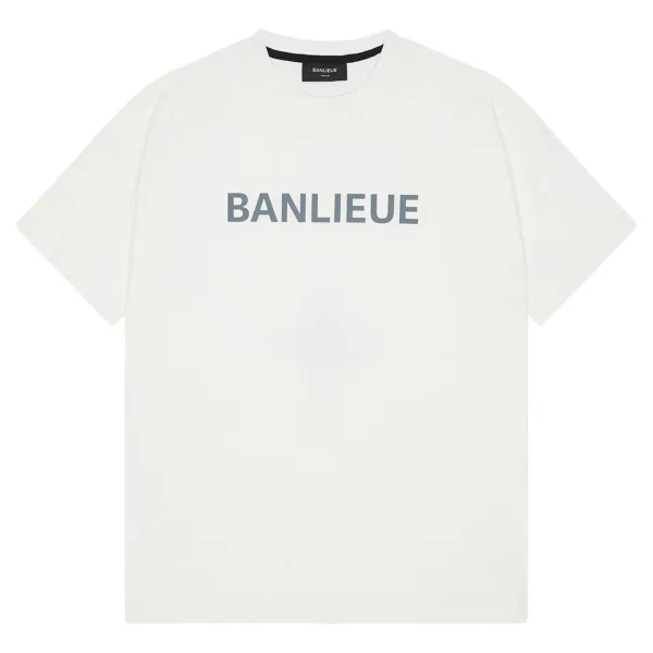 BANLIEUE Majica B+ REFLECTIVE PRINT T-SHIRT 