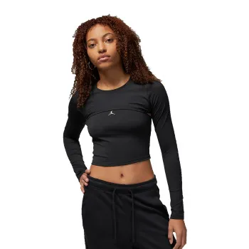 NIKE Majica W J SPT LS 2IN1 TOP 