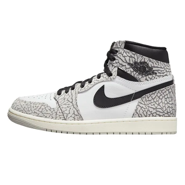 NIKE Patike Air Jordan 1 White Cement 