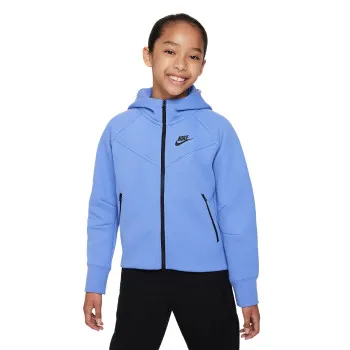NIKE Dukserica G NSW TCH FLC HD FZ LS 