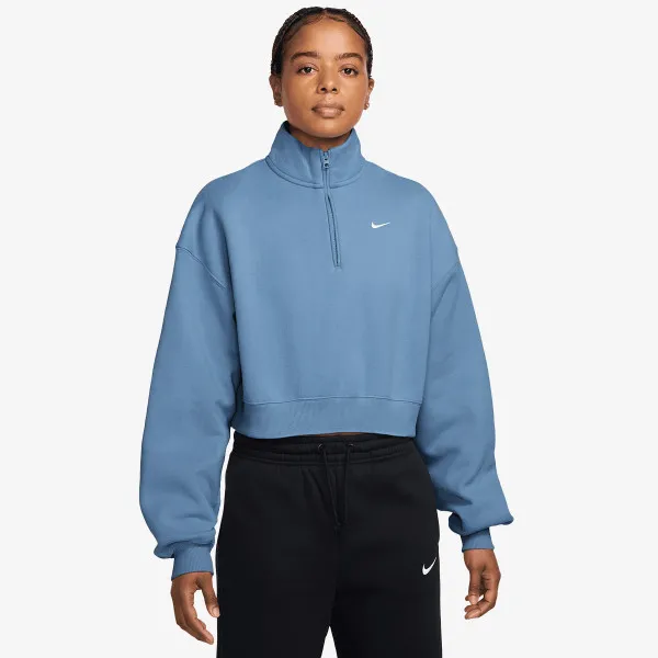 NIKE Majica dugih rukava W NK STDO FLC MW OS CROP QZ