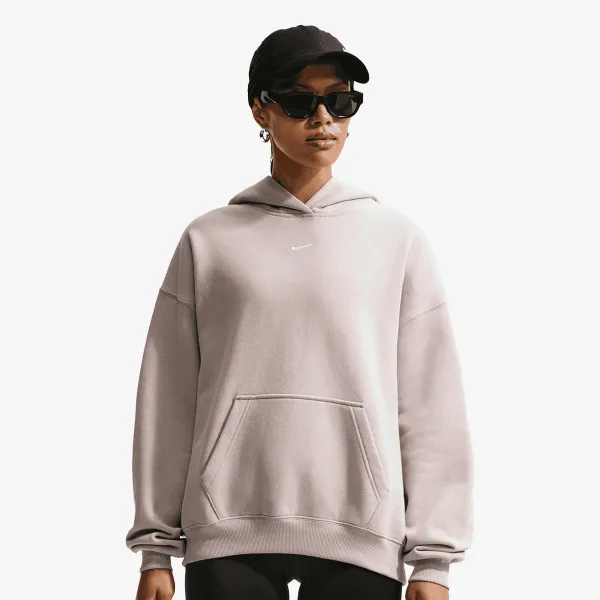 NIKE Dukserica W NK STDO FLC MW OS PO HDY