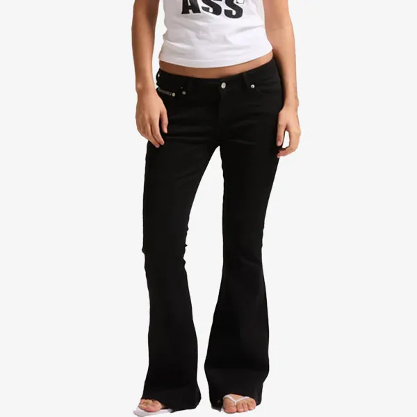 Pantalone TWILL LR FLARE 