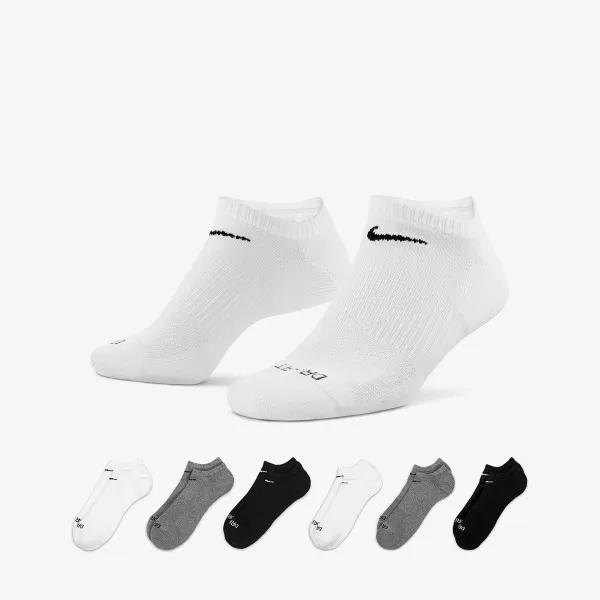 NIKE Čarape U NK EVERYDAY PLUS CUSH NS 6PR - 132